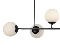 Kink Light 07622-6,19-01 Люстра Ирда черный/белый