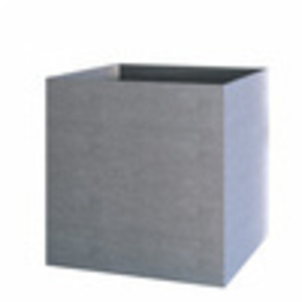 Кашпо CUBE PREMIUM GREY 100x100x100