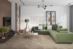 Кварц-винил SPC Damy Floor Chevron SPC 0,75мм 5,2 мм ПАЛЕ-РОЯЛЬ 1.676 м2
