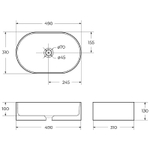 Раковина-чаша BelBagno 50 BB1497 Белая