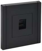 FORTE&PIANO Розетка компьютерная RJ45 кат.5E FP132 черный IEK