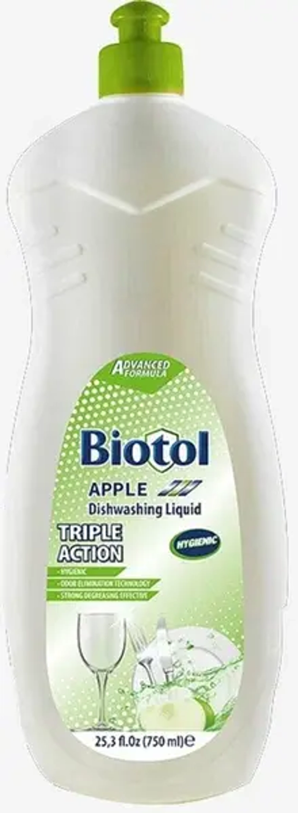 Жидкость для мытья посуды BIOTOL Яблоко 750мл (h)