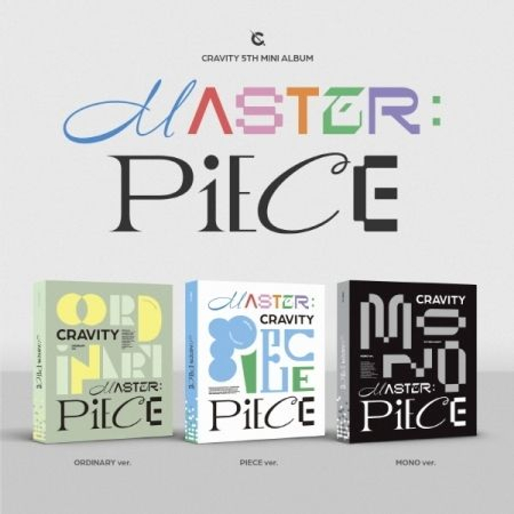 Альбом CRAVITY - MASTER:PIECE 5th Mini Album 3 Version SET