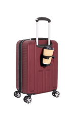 Чемодан Wenger Vaud, бордовый, с подставкой для кофе, 47x23x35 см, 38 л