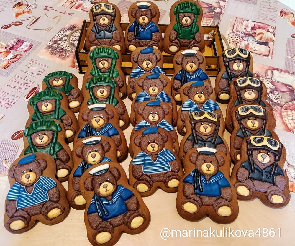 Мишка 23 февраля №1