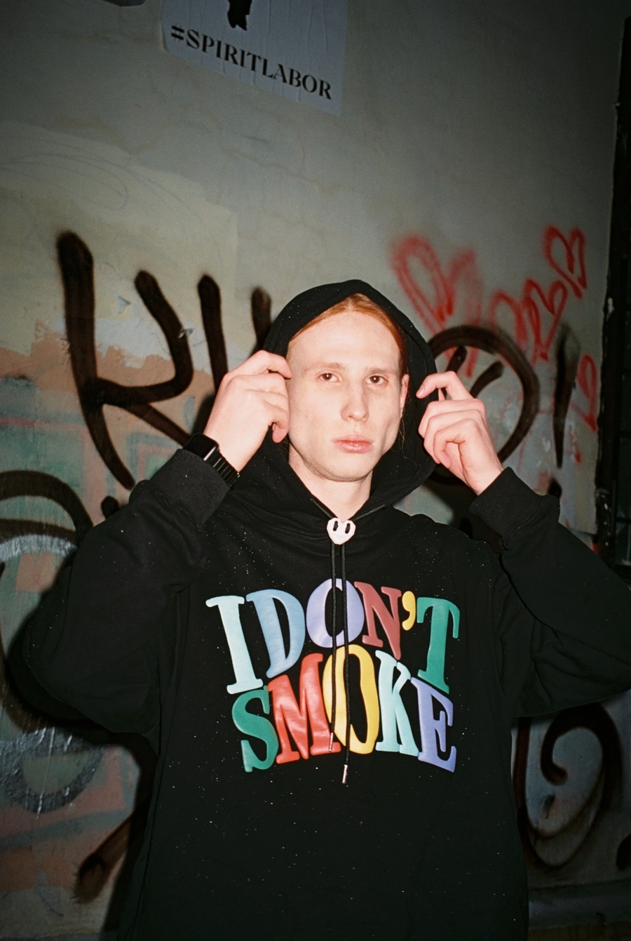 Худи DONSMOKE "Rainbow Logo" Oversized Hoodie