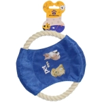 Игрушка текстиль «Фрисби», цвет синий, 18см (лейбл)