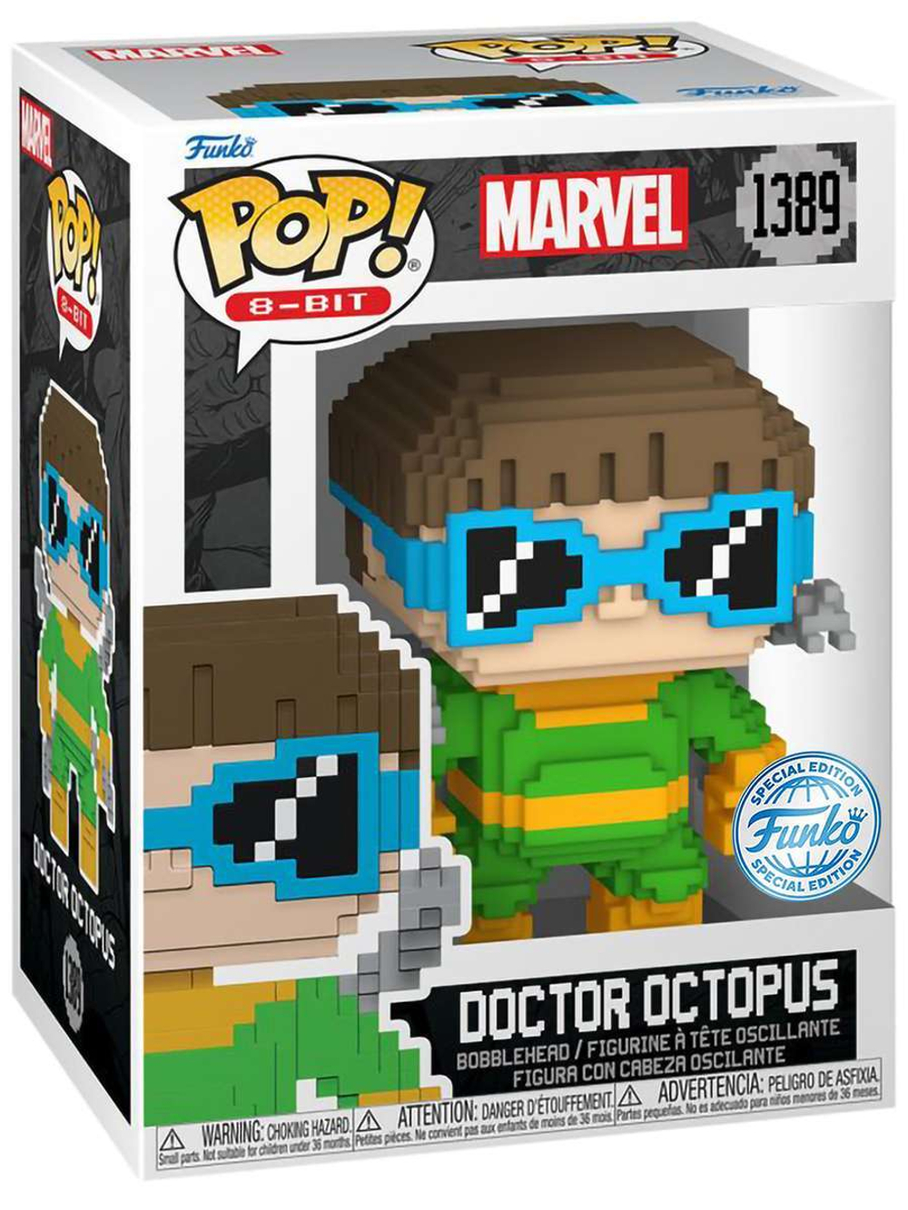 Фигурка Funko POP! 8-Bit Bobble Marvel Doctor Octopus (Exc) (1389) 82110