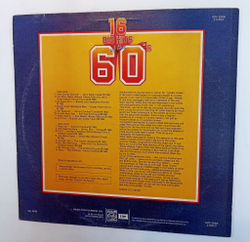 Винтажная виниловая пластинка LP Сборник 16 Big Hits Of The 60s (Brenda Lee, Buddy Holly, Rick Nelson) (UK 1977)