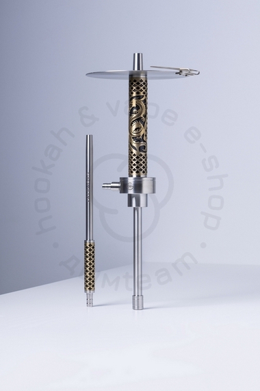 Кальян Geometry Hookah - BIG BRO GOLD DRAGON STEEL
