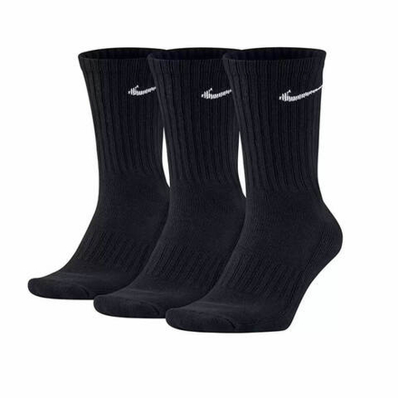 Носки Nike 3-Pack Value Cotton Crew Black