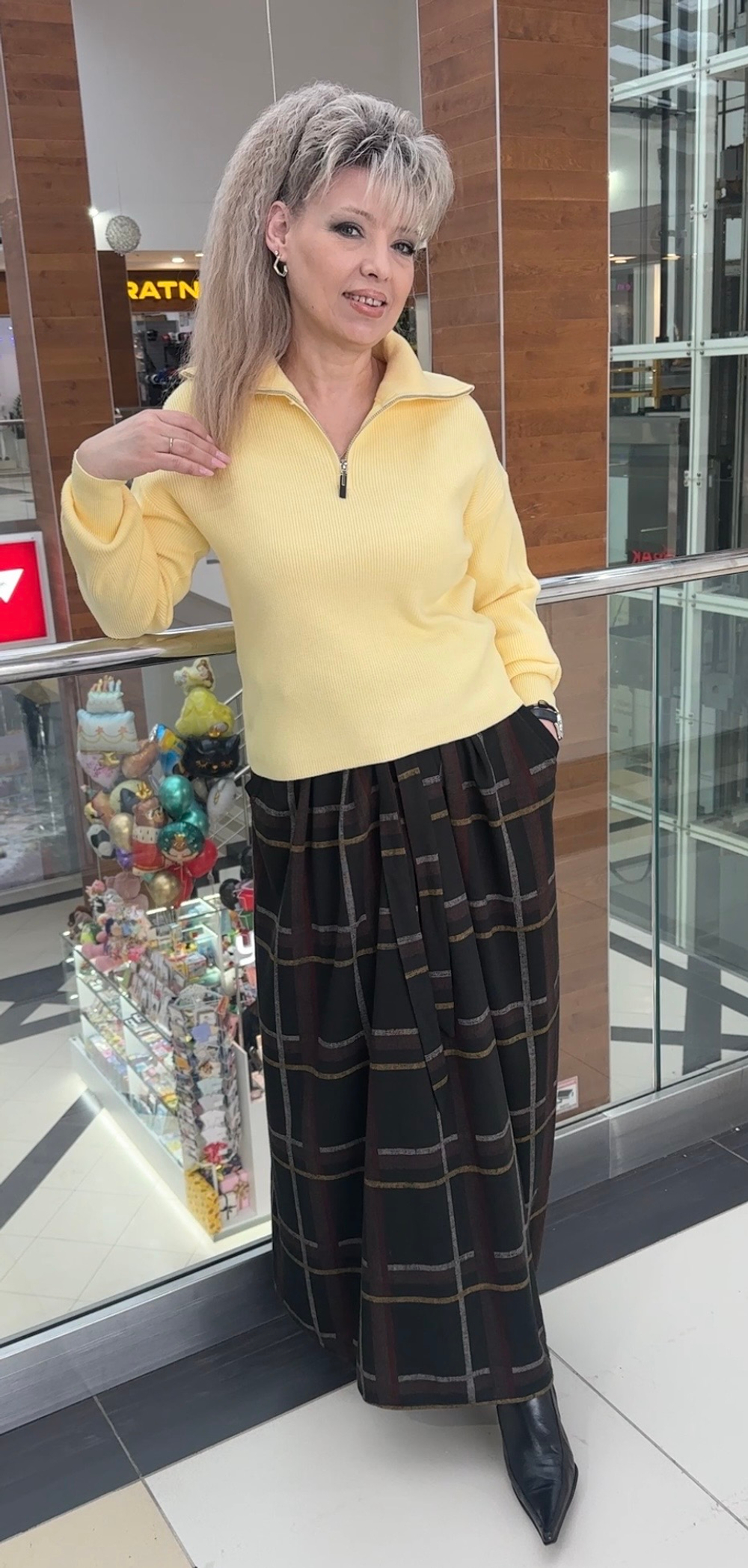 Джемпер-поло с воротником