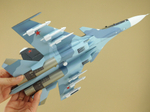 Модель самолета Су-30СМ (М1:48, ВМФ России, RF-34013, 75)