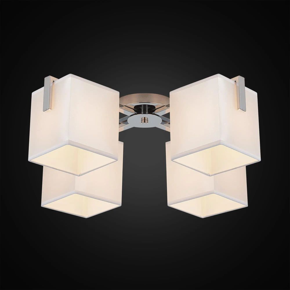 Citilux Стенли CL465141 Люстра с белыми абажурами