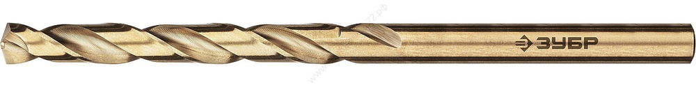 ЗУБР КОБАЛЬТ 4.2х75мм, Сверло по металлу, сталь Р6М5К5, класс А