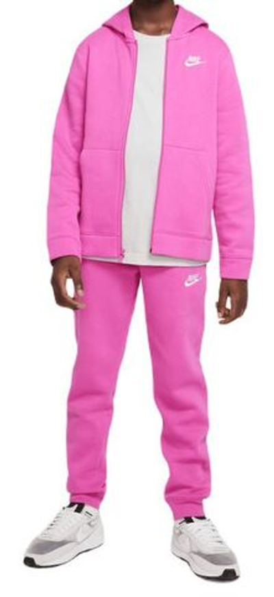 Костюм теннисный Nike Boys NSW Track Suit BF Core - active fuchsia/active fuchsia/white