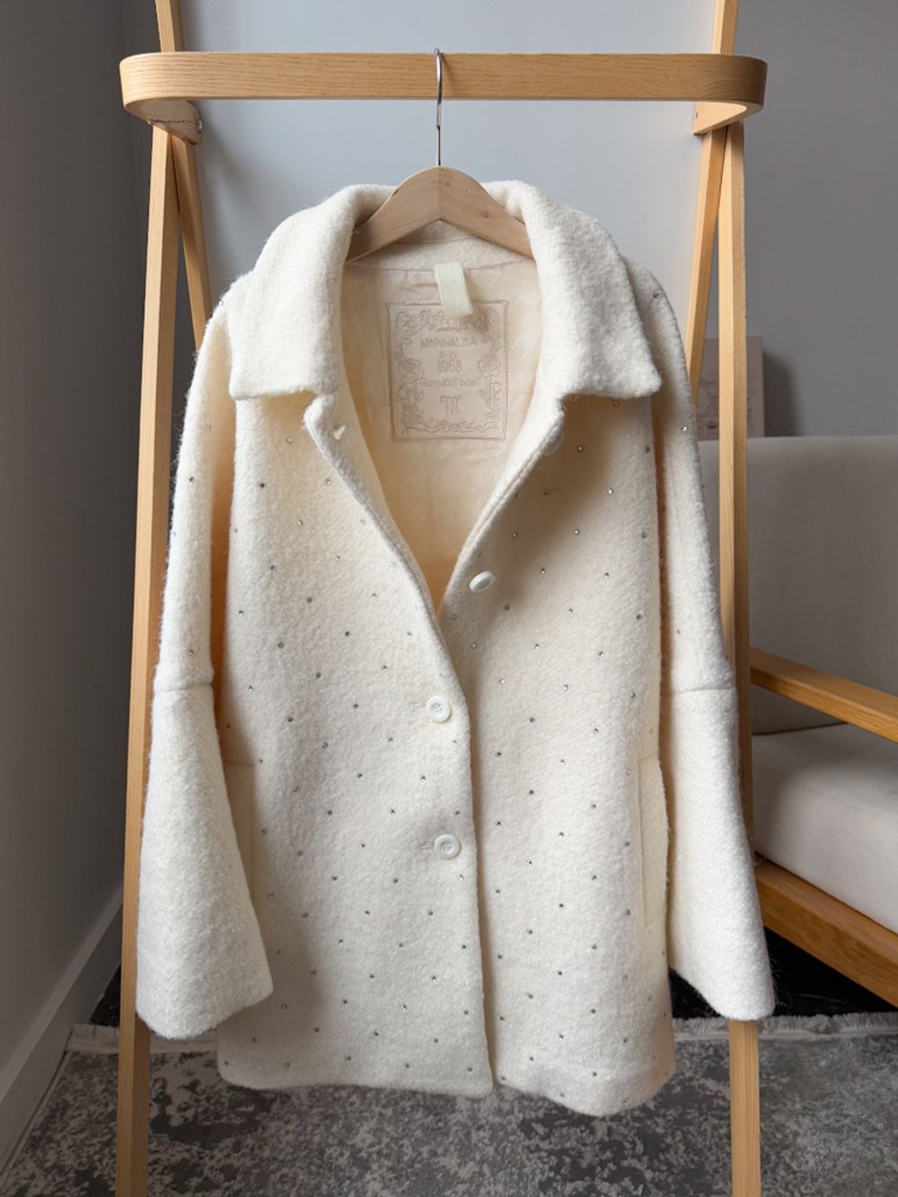 Шерстяное пальто Monnalisa, 140