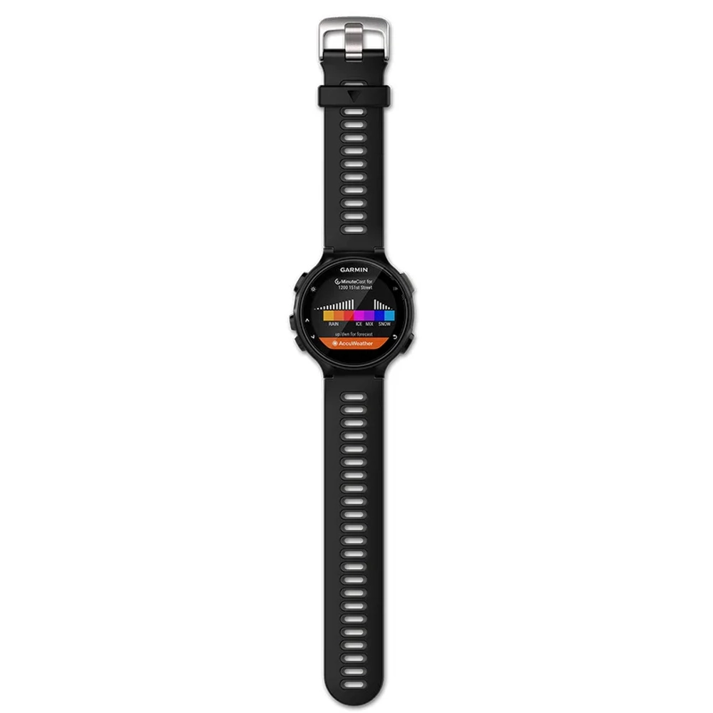 Мультиспортивные часы Garmin Forerunner 735XT, HRM-Tri-Swim, черно-серые, 010-01614-09