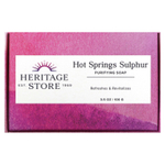 Heritage Store, мыло ручной работы, с серой из горячих источников, 100 г (3,5 унции)