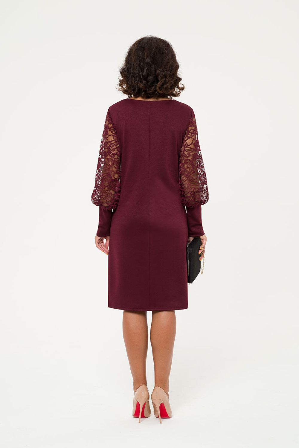 Платье Жозефина(46-56) Serenada винный (Акция)