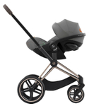 Коляска 3 в 1 Cybex Priam IV Rosegold и автокресло Cloud G i-Size Lava Grey Off White