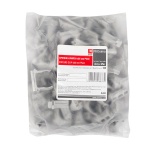 Крепеж-клипса d25 мм (100 шт) серая EKF-Plast (100.00 шт.)