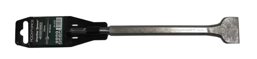Штробер ''долото''14х250х40мм SDS+, на пластиковом держателе RockForce##Rock FORCE RF-4723