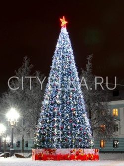 Ель уличная искусственная "Уральская" каркасная