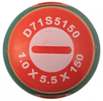 D71S5150 Отвертка стержневая шлицевая ANTI-SLIP GRIP, SL5.5х150 мм