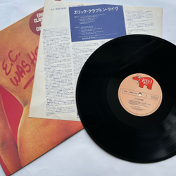 Винтажная виниловая пластинка LP Eric Clapton, E.C. Was Here (Япония 1975) (Без Оби)