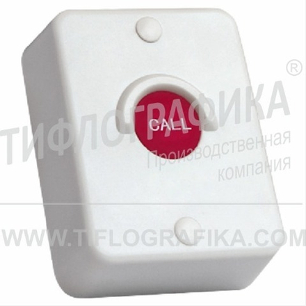 Влагозащищённая ударопрочная кнопка вызова 82х65х28 мм BL-309