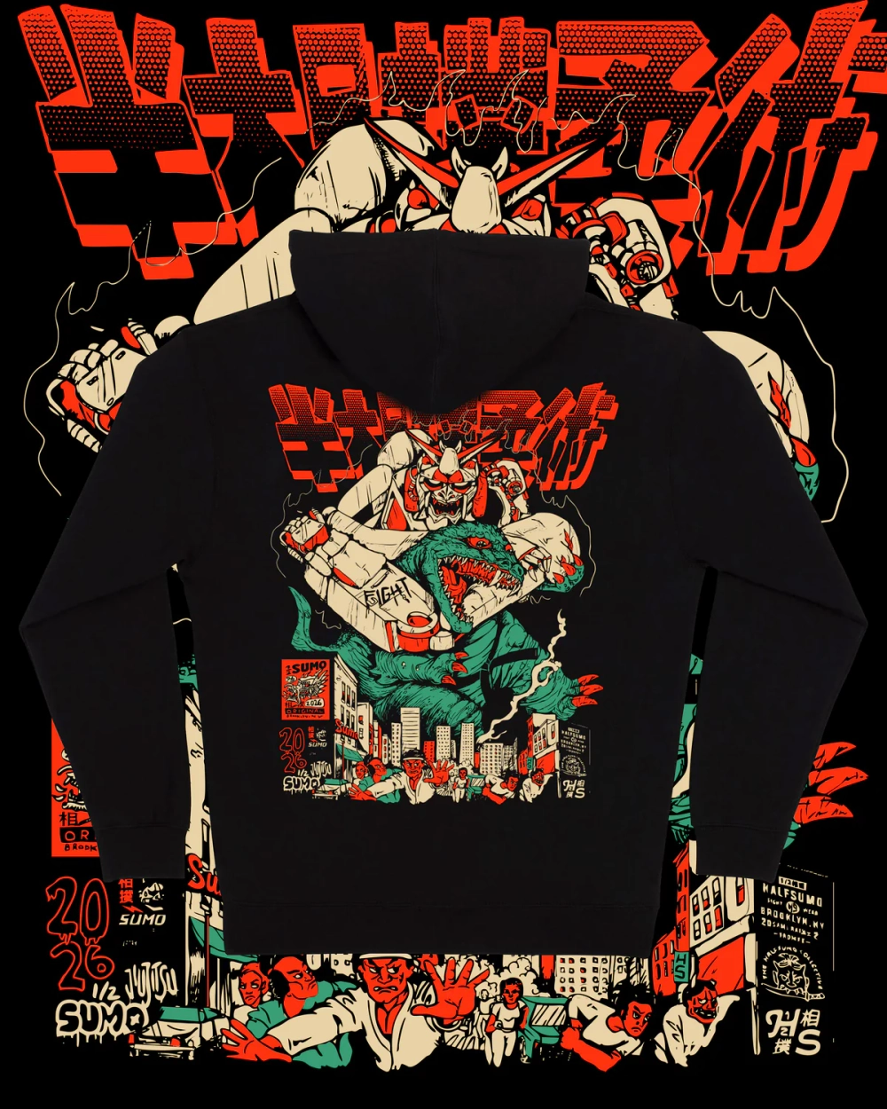 Толстовка Half Sumo Mekka