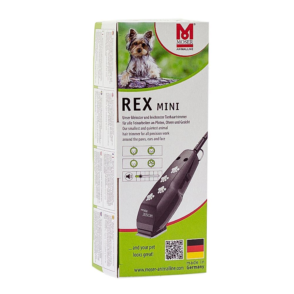 Триммер для стрижки животных Moser Rex Mini, черный (1411-0062) - 13