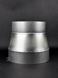 Переход d=200x250 оцинк. сталь