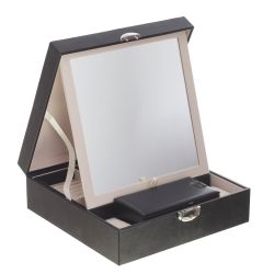 GAEM Шкатулка для украшений и часов с дорожным футляром, L25 W25 H8,5 см