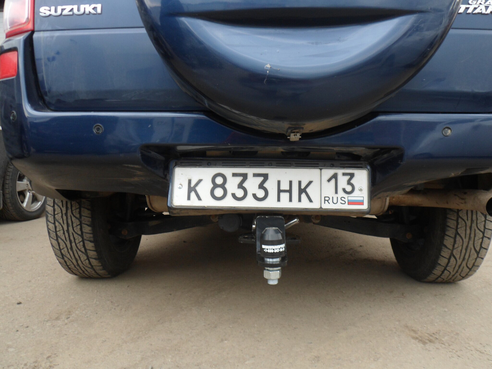 Фаркоп с элект. Smart, на Suzuki Grand Vitara FA 0375-E (5 дверей, с 2005 по 2014 г.в.) (паспорт и сертификат в комплекте) Бизон