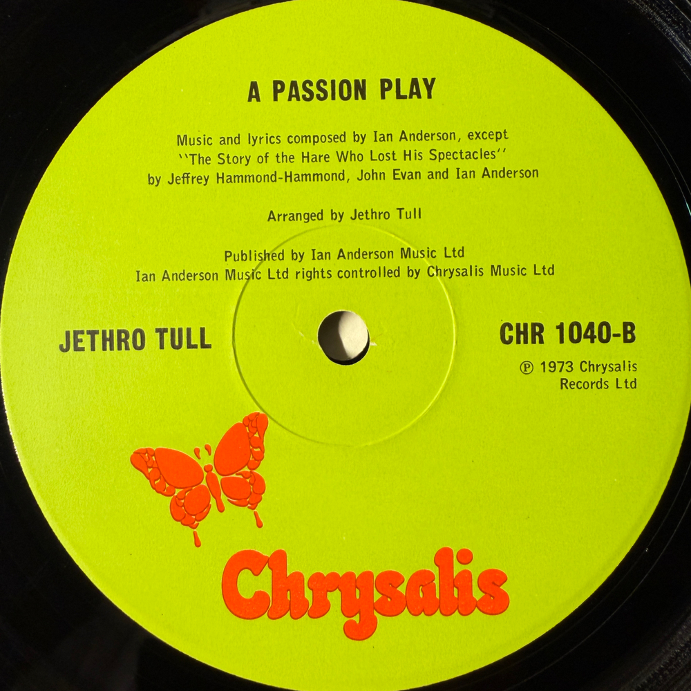 Jethro Tull ‎– A Passion Play (Англия 1973г.)