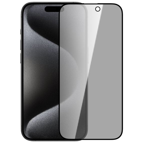 Стекло "Антишпион" от Nillkin для смартфона iPhone 15 Pro, серия Guardian Privacy Tempered Glass Screen Proetector