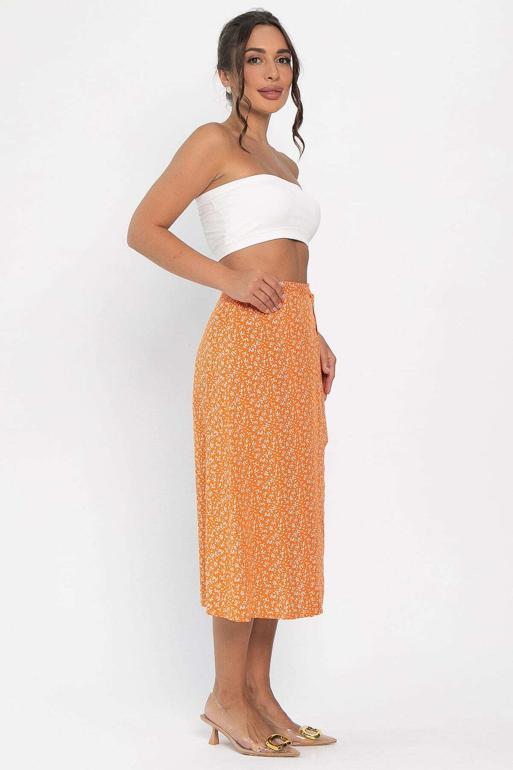 Юбка Тая (оранжевая) Ю14019-35М LT Collection