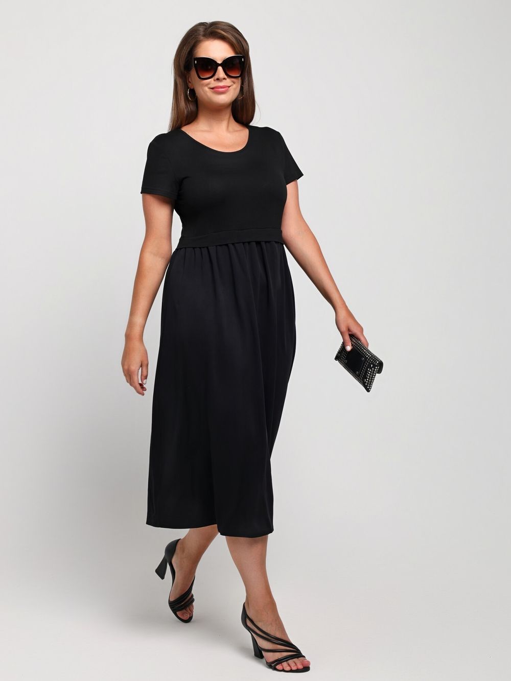 Платье Женственность Виотекс ЧЁРНЫЙ