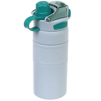 Термос 600мл «Фитнесс», цвет светло-голубой