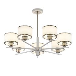 Citilux ALTON CL421272 Люстра на штанге с абажурами Белая