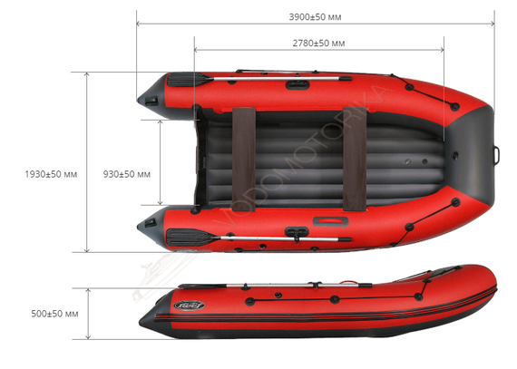 Лодка надувная REEF 390 нд