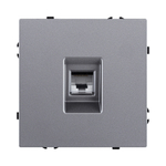 Розетка Ethernet RJ45 Cat.6, серый Kollinger Eclipse EC-017GY