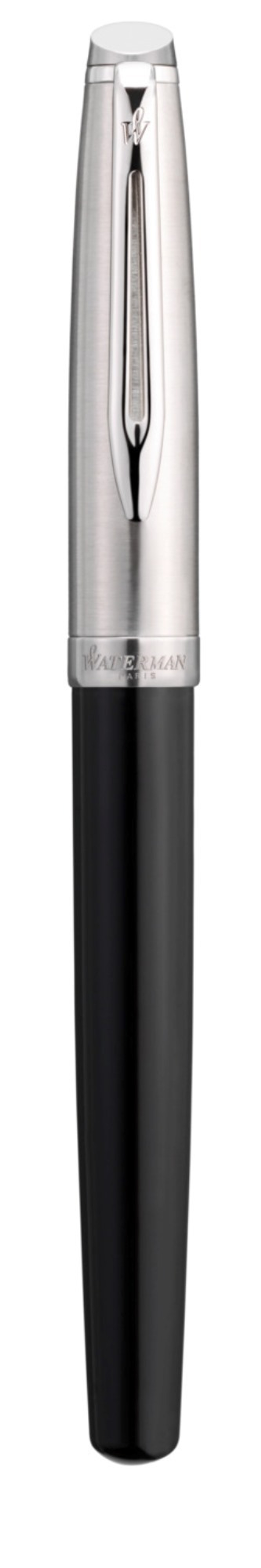 Ручка роллер Waterman  Embleme цвет BLACK CT, цвет чернил: черный
