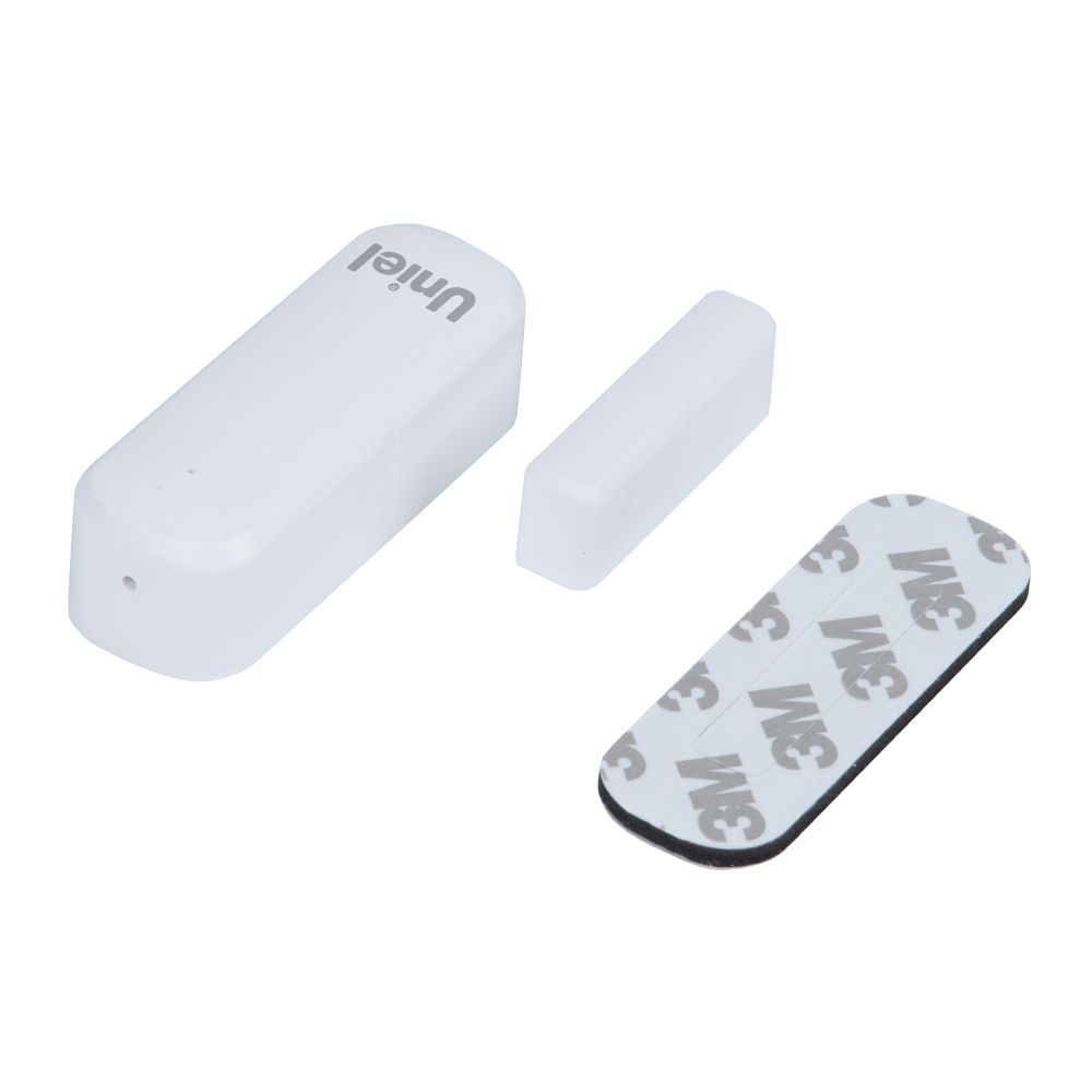 USN-A510 OS-WF WHITE Умный датчик открытия дверей и окон Wi-Fi. на батарейках AAAx2 н-к. PUSH оповещение. Накладной. Белый. Голосовое управление+приложение UnielSmart. TM Uniel