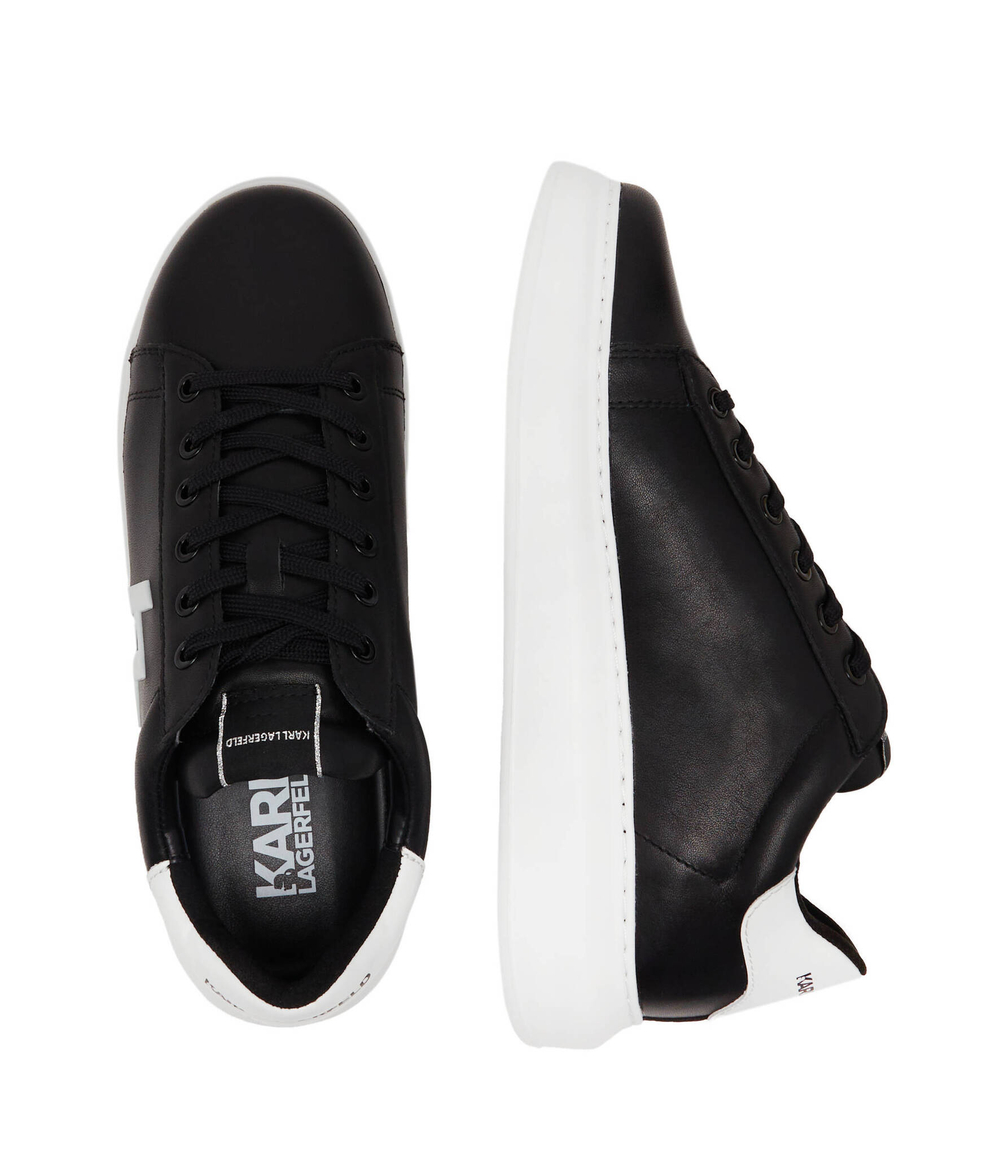 Кожаные кроссовки kapri mens monogram injekt Karl Lagerfeld - черный(KL52515A)