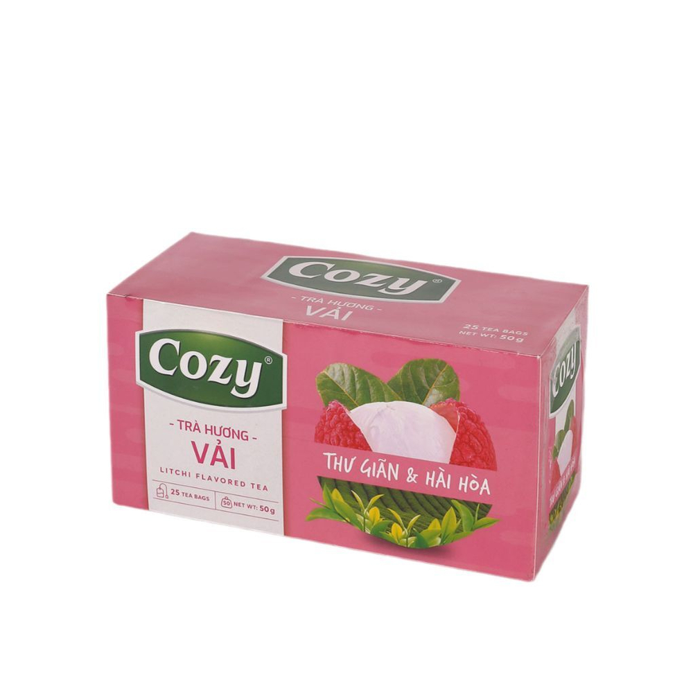 Чай CОZY в пакетиках со вкусом ЛИЧИ, 50 г