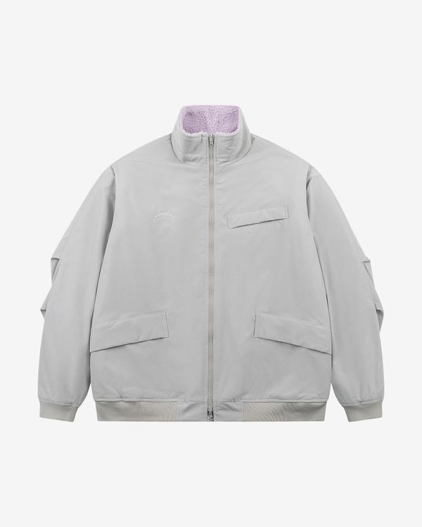 Куртка Ride Puff серый/фиолетовый - фото 13