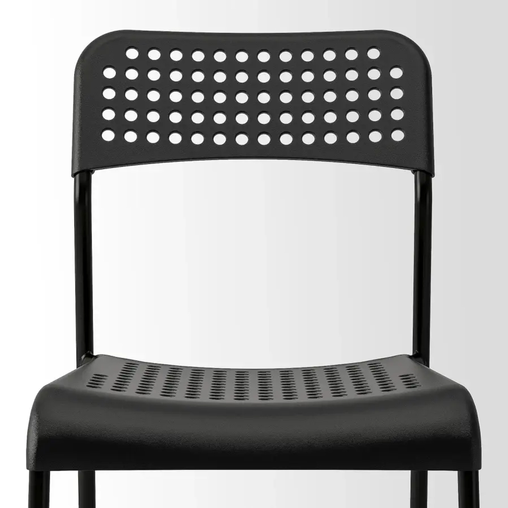 Стол и 2 стула - IKEA SANDSBERG/ADDE/ САНДСБЕРГ/АДДЕ ИКЕА, 67х67 см, черный